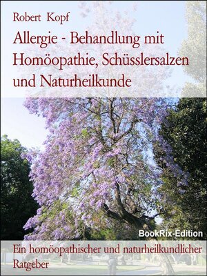 cover image of Allergie--Behandlung mit Homöopathie, Schüsslersalzen und Naturheilkunde